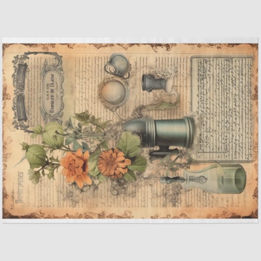 ヴィンテージウィッチポーションデザインシリーズ13 薄葉紙 (正面)