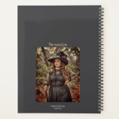 ヴィンテージウィッチーいたずら引用文おもしろいジャーナルグレー プランナー手帳 (裏面)