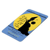 ヴィンテージウィッビクトリアンチハローウィンパーティ招待状 マグネット (左側)