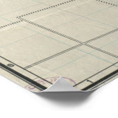 ヴィンテージウィニペグ・カナダの地図(1917) ポスター (角)