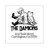 ヴィンテージウィニーポーカスタムーの住所 ラバースタンプ (インプリント)