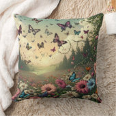 ヴィンテージウィムシーパステル装飾用クッション クッション (ブランケット)