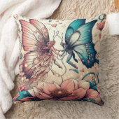 ヴィンテージウィムシーパステル装飾用クッション クッション (ブランケット)