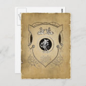 ヴィンテージウィムシーマウスナイトシールド ポストカード (正面/裏面)