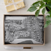 ヴィンテージウィメンズアットビーチティッシュペーパー 薄葉紙 (ギフト)