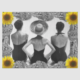 ヴィンテージウィメンズアットビーチティッシュペーパー 薄葉紙