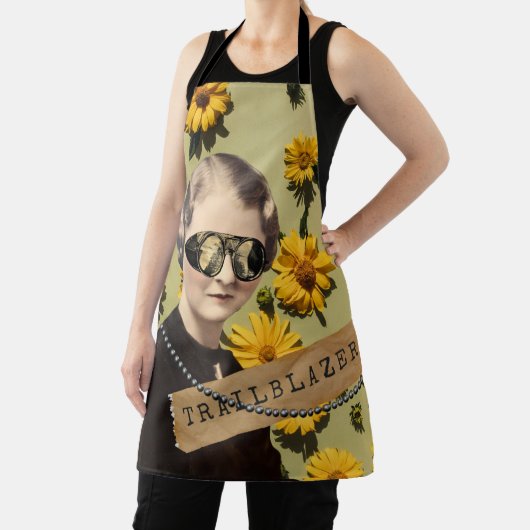 ヴィンテージウィメントレーラブレザーデイジーキッチュ エプロン (インサイチュ)