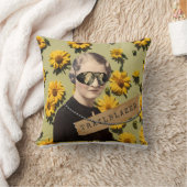 ヴィンテージウィメントレーラブレザーデイジーキッチュ クッション (ブランケット)