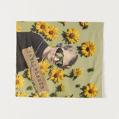 ヴィンテージウィメントレーラブレザーデイジーキッチュ タペストリー (正面(横))