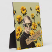 ヴィンテージウィメントレーラブレザーデイジーキッチュ フォトプラーク (側面)