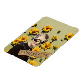 ヴィンテージウィメントレーラブレザーデイジーキッチュ マグネット (左側)