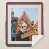 ヴィンテージウィメントレーラーブザーキッチュ変質芸術 シェルパブランケット (正面)