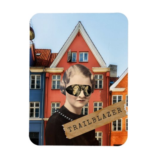 ヴィンテージウィメントレーラーブザーキッチュ変質芸術 マグネット (縦)