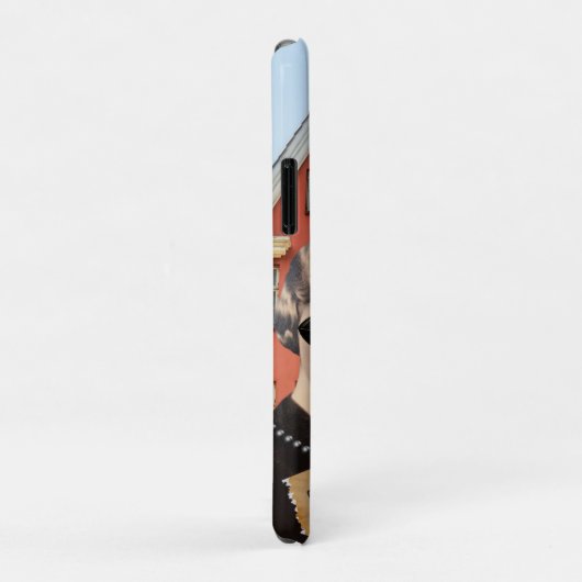 ヴィンテージウィメントレーラーブザーキッチュ変質芸術 Case-Mate iPhoneケース (裏面/右)