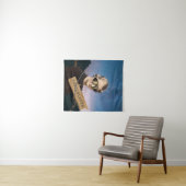 ヴィンテージウィメントレーラーブラザーナイトスカイポップ・アートのアート タペストリー (インサイチュ(横))