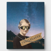 ヴィンテージウィメントレーラーブラザーナイトスカイポップ・アートのアート フォトプラーク (正面)