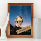 ヴィンテージウィメントレーラーブラザーナイトスカイポップ・アートのアート ポスター