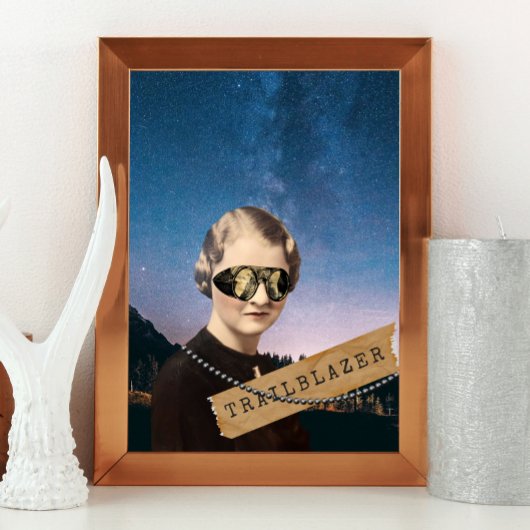 ヴィンテージウィメントレーラーブラザーナイトスカイポップ・アートのアート ポスター