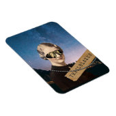 ヴィンテージウィメントレーラーブラザーナイトスカイポップ・アートのアート マグネット (右側)