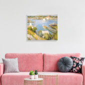 ヴィンテージウィラードメットカーフグロスターハーバー キャンバスプリント (インサイチュ (リビング))