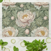 ヴィンテージウィリアムインスパイアモリスキッチンタオル キッチンタオル (折り畳み)