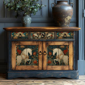 ヴィンテージウィリアムインスパイアモリスユニコーンフローラ 薄葉紙