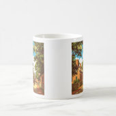 ヴィンテージウィリアムスバーグバージニア コーヒーマグカップ (中央)