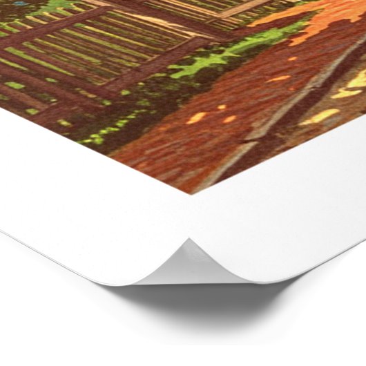 ヴィンテージウィリアムスバーグバージニア ポスター (角)