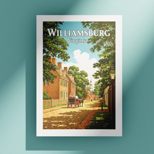 ヴィンテージウィリアムスバーグバージニア ポストカード