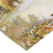 ヴィンテージウィリアムペンジャンフェリスの上陸 ロングテーブルランナー (コーナー)