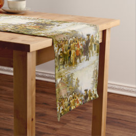 ヴィンテージウィリアムペンジャンフェリスの上陸 ロングテーブルランナー