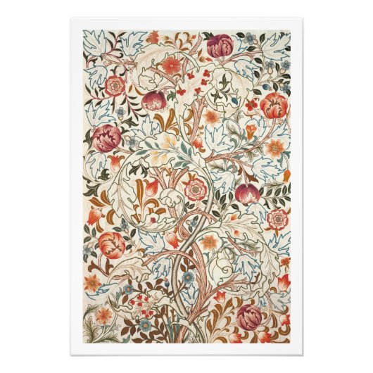 ヴィンテージウィリアムモリスアカンサスポルティエール フォトプリント (正面)