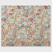 ヴィンテージウィリアムモリスアカンサスポルティエール ラッピングペーパー (フラット)