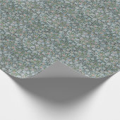 ヴィンテージウィリアムモリスクローバーフラワーズピンク ラッピングペーパー (角)