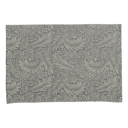 ヴィンテージウィリアムモリスグレイ&セージグリーン 枕カバー (正面右)