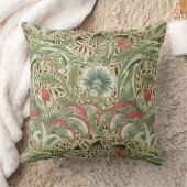 ヴィンテージウィリアムモリスコーンクルフラワー クッション (ブランケット)