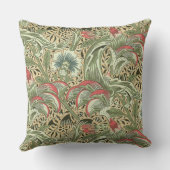 ヴィンテージウィリアムモリスコーンクルフラワー クッション (裏面)