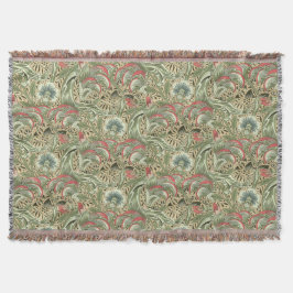ヴィンテージウィリアムモリスコーンクルフラワー スローブランケット