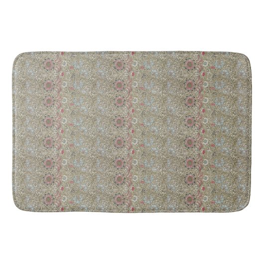 ヴィンテージウィリアムモリスコーンクルフラワー バスマット (正面)