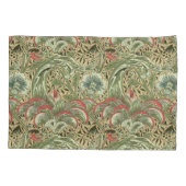 ヴィンテージウィリアムモリスコーンクルフラワー 枕カバー (裏面-左)