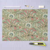 ヴィンテージウィリアムモリスコーンクルフラワー 薄葉紙 (クラフト)