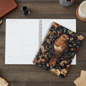 ヴィンテージウィリアムモリススタイルバードつる植物 プランナー手帳