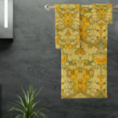 ヴィンテージウィリアムモリスセントジェームズパレスパターン バスタオルセット