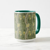 ヴィンテージウィリアムモリスダフォディルフローライエロー マグカップ (正面右)