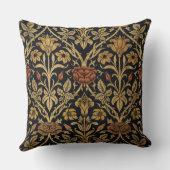 ヴィンテージウィリアムモリスバラアンドリリー クッション (裏面)