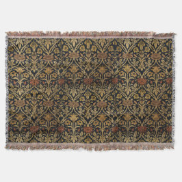 ヴィンテージウィリアムモリスバラアンドリリー スローブランケット