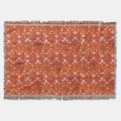 ヴィンテージウィリアムモリスバラアンドリリー スローブランケット (正面)