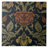 ヴィンテージウィリアムモリスバラアンドリリー タイル (正面)