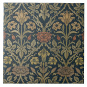 ヴィンテージウィリアムモリスバラアンドリリー タイル (正面)