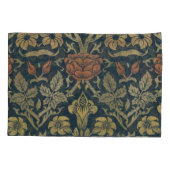 ヴィンテージウィリアムモリスバラアンドリリー 枕カバー (裏面-左)